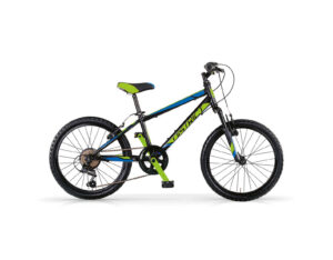 MBM District M 20 Matt Black - Neon Green