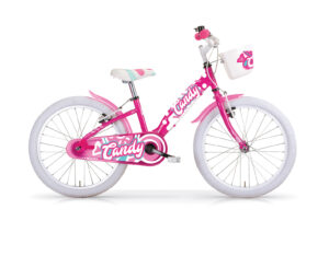 MBM Candy 20" Fuxia Kids Bike Vista lato guarnitura