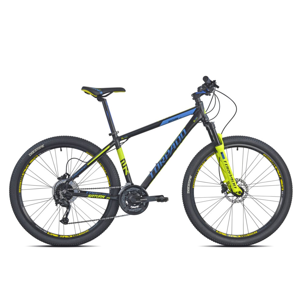 Torpado Saturn T770 Black-Yellow Flou MTB vista di lato