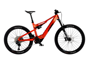 KTM MACINA KAPOHO ELITE DI2 | BURNT ORANGE (BLACK) | Vista lato guarnitura