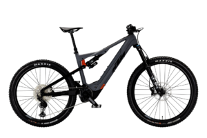KTM MACINA KAPOHO PRO LTD | Gray Matt + Flaming Black (Black+Orange Glossy) | Vista lato guarnitura