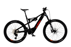 KTM MACINA KAPOHO MASTER | FLAMING BLACK (ORANGE) | Vista lato guarnitura