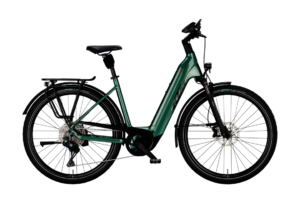 KTM MACINA STYLE 820 DI2 UNISEX | VERDE OSSIGENO (NERO+ARANCIONE) | Vista lato guarnitura
