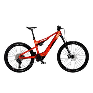 KTM MACINA KAPOHO ELITE DI2 | BURNT ORANGE (BLACK) | Vista lato guarnitura