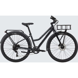 Cannondale Treadwell EQ DLX Remixte Black Magic Fitness Bike Vista lato guarnitura