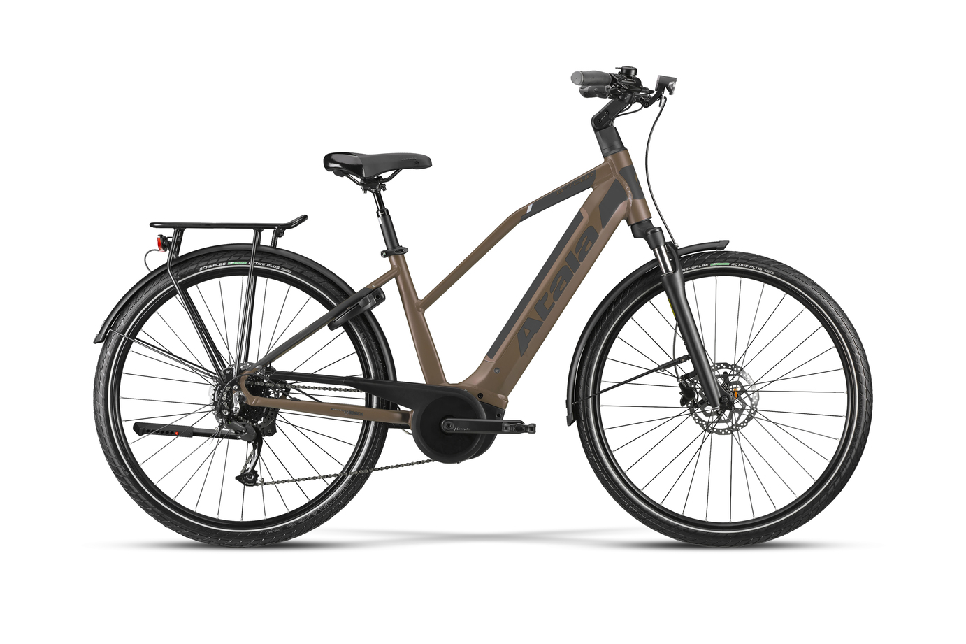 Atala B-Tour A6.2 Lady E-Trekking Bike vista lato guarnitura