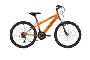 Atala Invader Arancio Fluo opaco MTB x Kids vista lato guarnitura