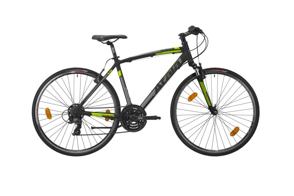 Atala North Black Man Wellness Bike vista lato guarnitura