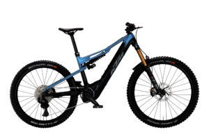 KTM MACINA PROWLER PRESTIGE CX-R | SHARK BLUE+METALLIC BLACK MATT | Vista lato guarnitura