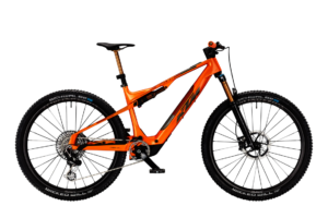 KTM MACINA SCARP SX EXONIC | FRESH ORANGE (DARK CHROME) Vista lato guarnitura