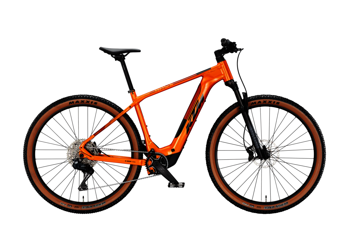 KTM MACINA RACE SX 10 DI2 | FRESH ORANGE (BLACK) | Vista lato guarnitura