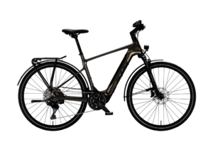 KTM MACINA SPORT SX ELITE DI2 MAN | OLIVE PEARL (NERO OPACO) | Vista lato guarnitura