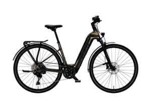 KTM MACINA SPORT SX ELITE DI2 UNISEX | OLIVE PEARL (NERO OPACO) | Vista lato guarnitura