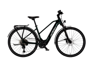 KTM MACINA SPORT SX 20 WOMAN | SMARAGD BLACK (SILVER) | Vista lato guarnitura