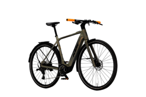 KTM MACINA URBANATOR SX | 1X9 SHIMANO CUES | Vista di tre quarti anteriore