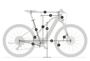 KTM MACINA SUPERBELT SX WOMAN Geometrie telai
