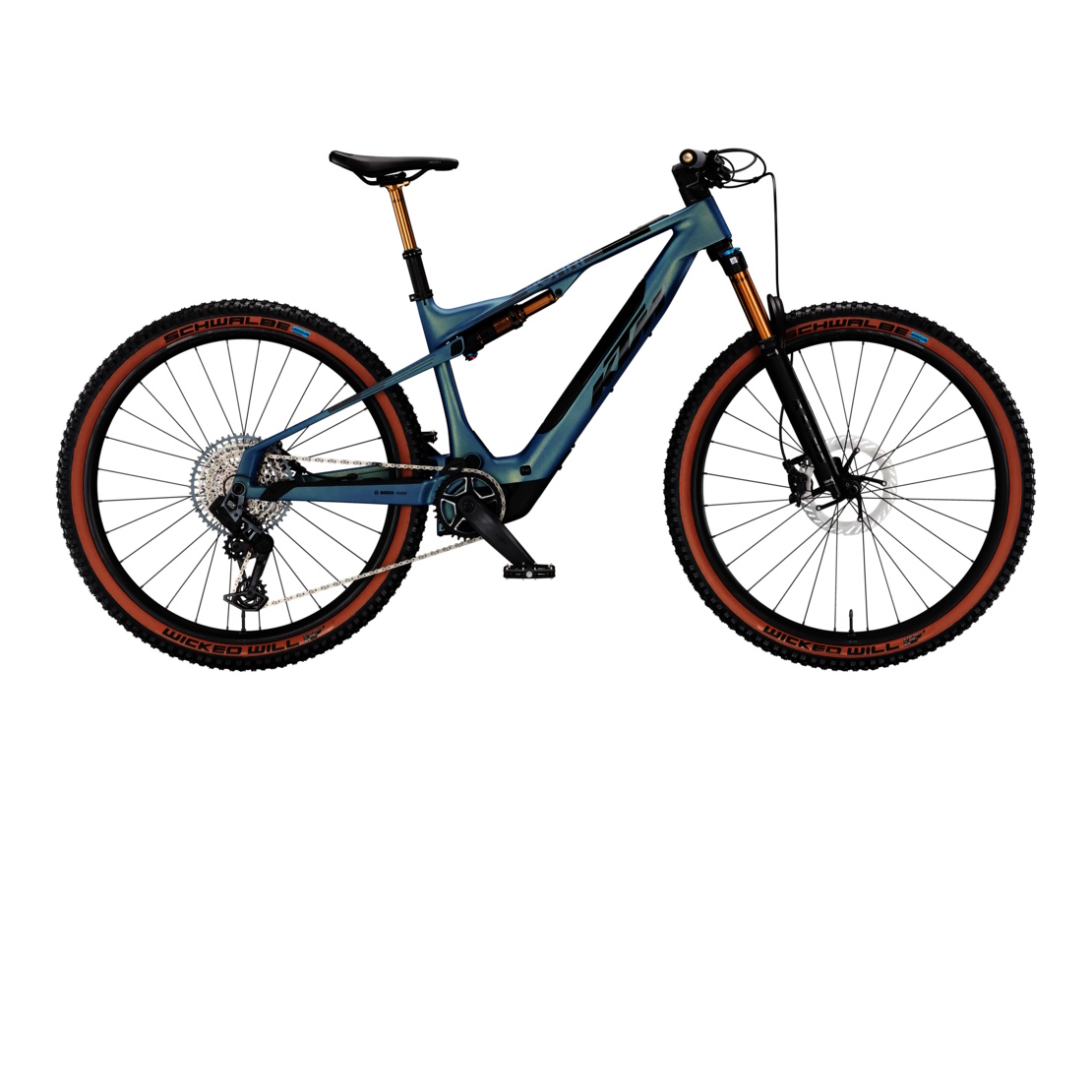 macina_scarp_sx_prime_gx_t-type_l_48__velvet-petrol-matt__black_gold KTM MACINA SCARP SX PRIME | VELVET PETROL MATT (BLK+GOLD) | Vista lato guarnitura