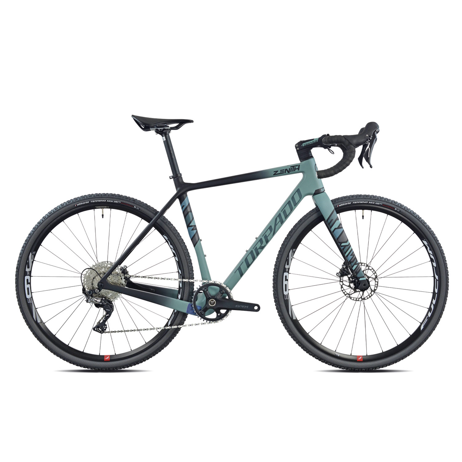 23I34AN52_ZENITH Torpado Impudent Zenith X - Green -Shimano GRX Gravel Bike vista di lato
