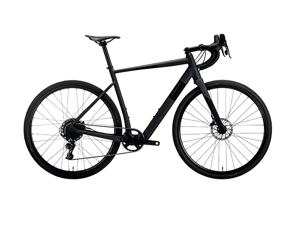 Keres_Gray_570x445 MBM Keres Matt dark Gray Gravel Bike vista lato guarnitura