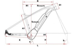 FANTIC XF2 INTEGRA Disegno elementi telaio