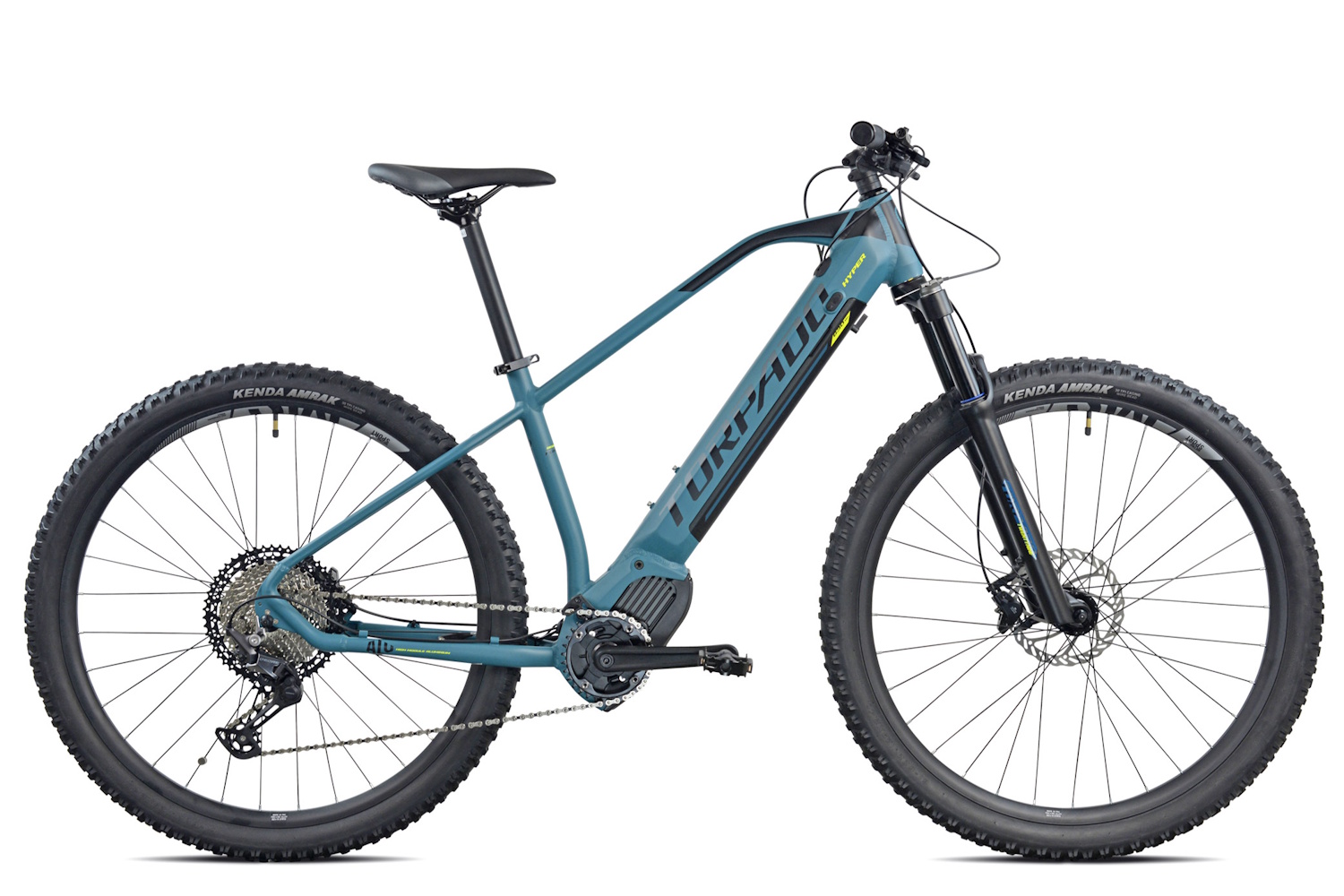 HYPER T970 | TORPADO | BLUE-TEAL | Vista lato guarnitura