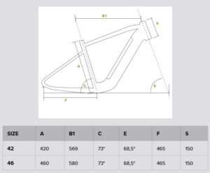 BE15 OXFORD | BOTTECCHIA | Geometrie telai