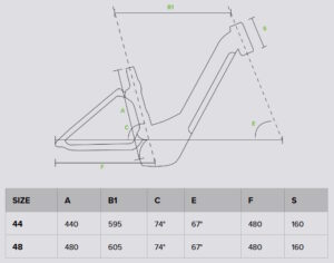 BE34 MONACO | BOTTECCHIA | Geometria telai