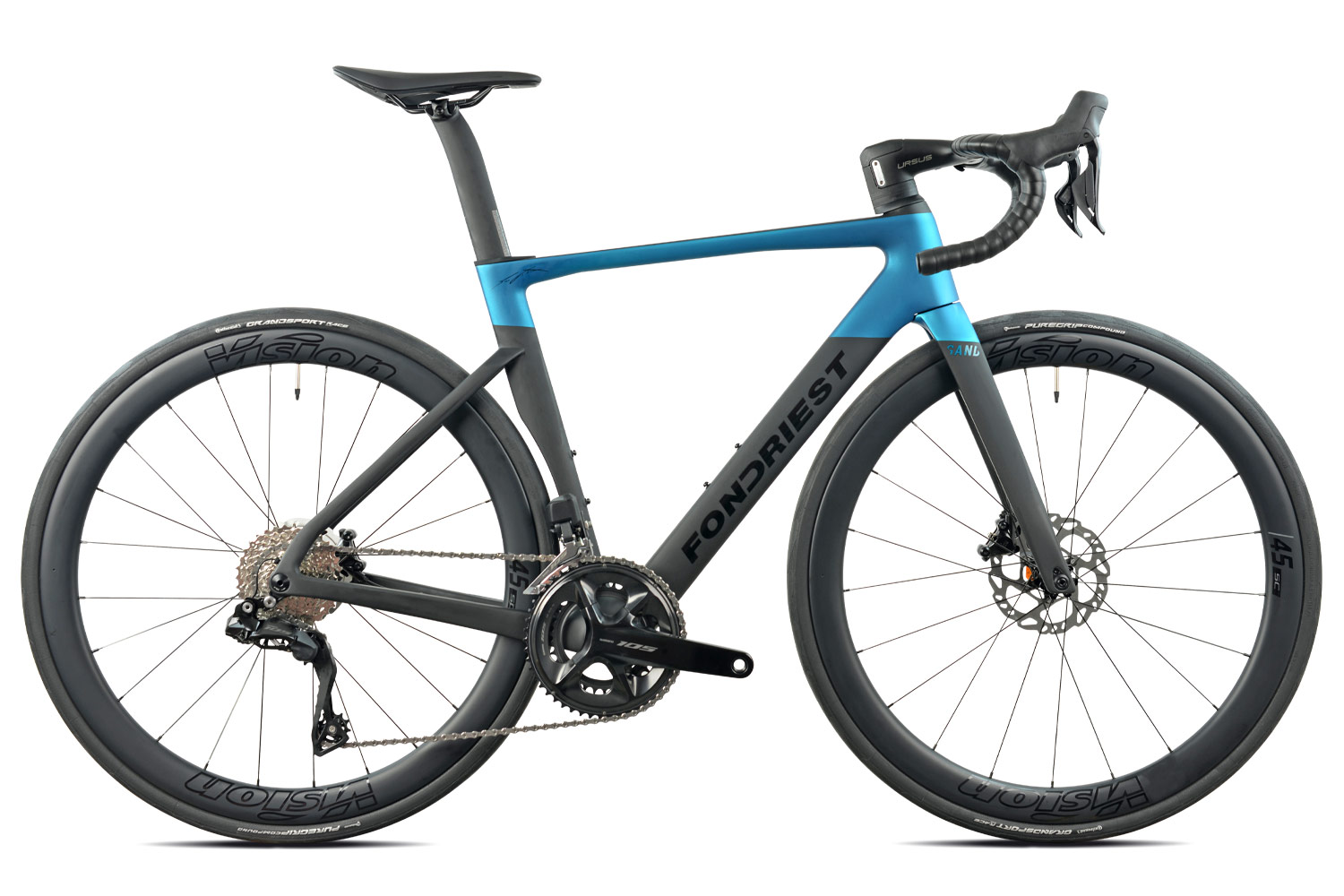 GAND SHIMANO 105 DI2 Nero-Ottanio | FONDRIEST