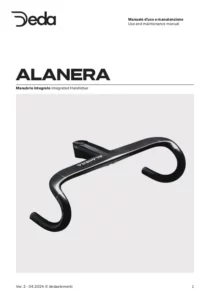 MANUBRIO ALANERA CARBON DEDA ELEMENTI Copertina manuale
