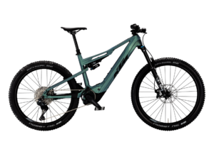 KTM MACINA KAPOHO 8972 L DI2 | BRIGHT TEAL MATT (BLACK+BLUE) | Vista lato guarnitura