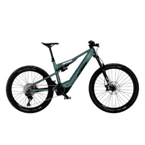 KTM MACINA KAPOHO 8972 L DI2 | BRIGHT TEAL MATT (BLACK+BLUE) | Vista lato guarnitura