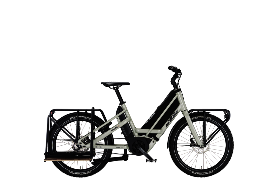 KTM MACINA MULTI URBAN | dew silver (black+orange)| Vista lato guarnitura