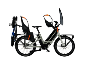 KTM MACINA MULTI URBAN | dew silver (black+orange)| Vista accessoriata dal lato guarnitura