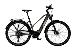 MACINA GRAN 810 WOMAN | GRIGIO MACCHINA OPACO (ARGENTO+NERO) | Vista lato guarnitura