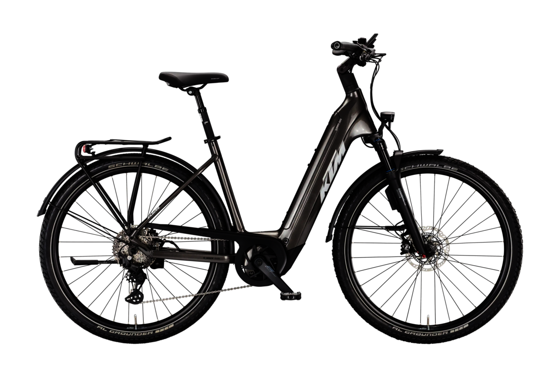 KTM MACINA GRAN 820 ABS 29 | GRIGIO MACCHINA (ARGENTO-NERO) | Vista lato guarnitura