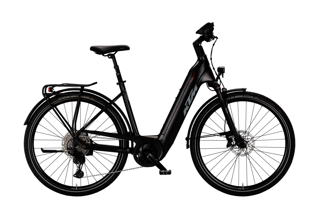 KTM MACINA TOUR CX 820 UNISEX | DMND BLK MT (GREY+BRNT ORANGE) | Vista lato guarnitura