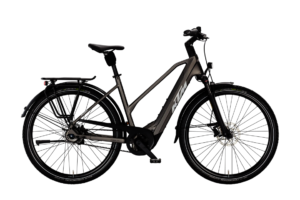 KTM MACINA CITY PX 830 BELT WOMAN | MACHINE GREY MATT (GREY+BLACK) | Vista lato guarnitura