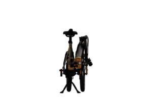 KTM MACINA FOLD 20 | OLIVE PEARL (BLACK) | Vista parzialmente piegata