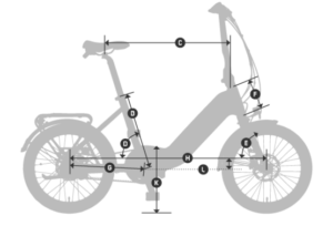 KTM MACINA FOLD 20" Geometrie telaio