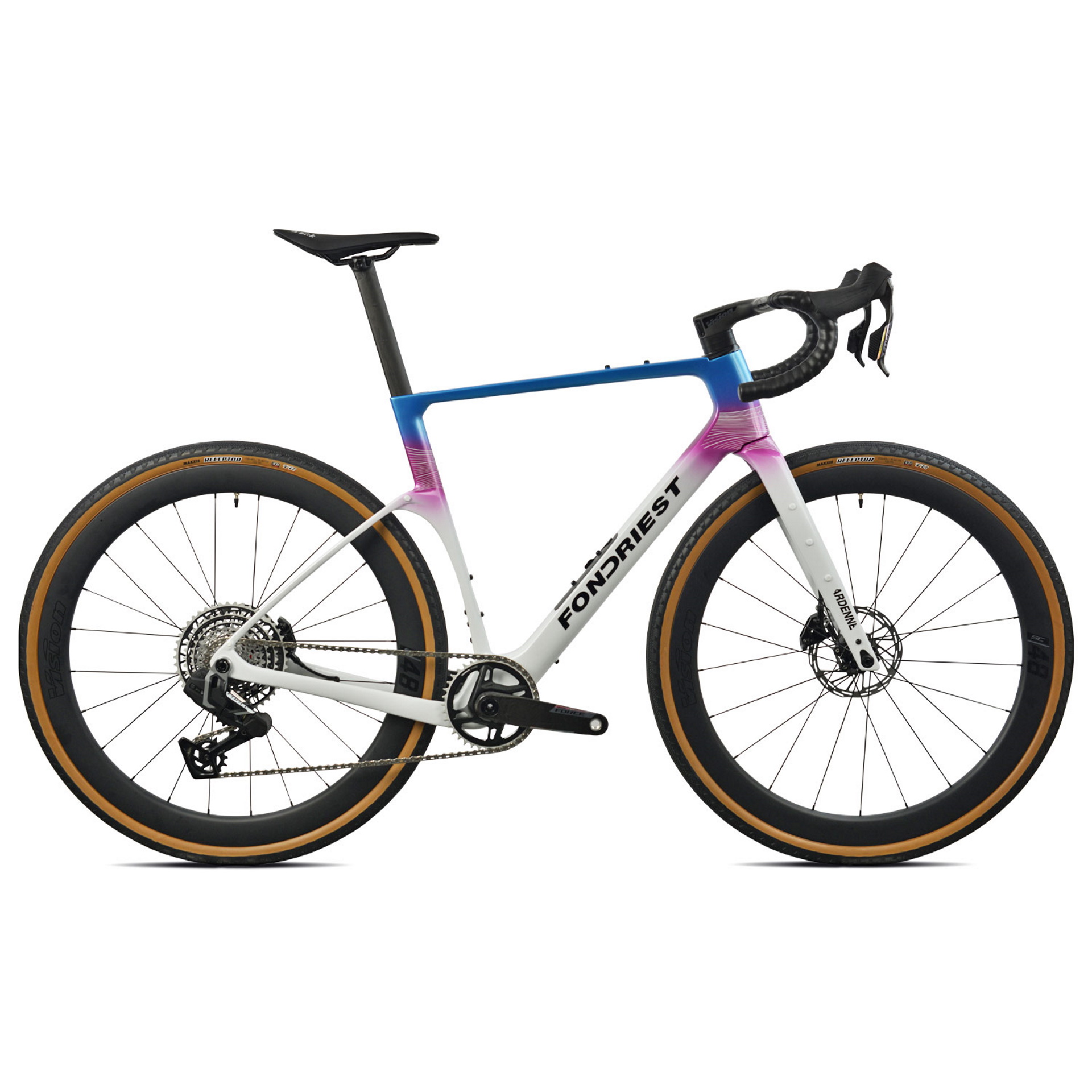 ARDENNE_WHITE_SRAM-FORCE-1x13-1 Bianco-Azzurro 1920x1920 ARDENNE SRAM FORCE AXS 1×13 Bianco-Azzurro | FONDRIEST