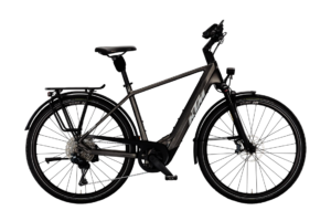 MACINA STYLE 810 DI2 | GRIGIO MACCHINA OPACO (ARGENTO+NERO) Vista lato guarnitura