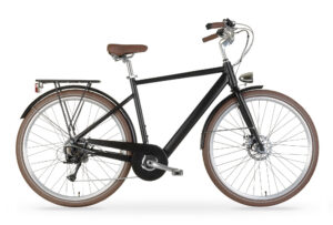 MBM LA RUE MAN Matt Black Vista lato guarnitura